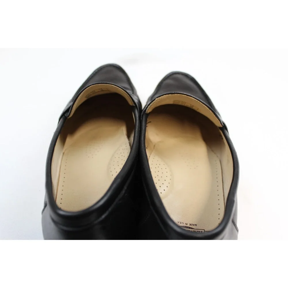 SAS Shoes Ace Men's Slip-On Loafers Sz 13M Black Handsewn Leather USA Made